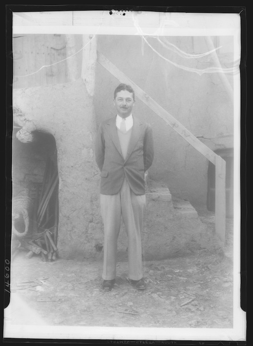 Gordon Loud ca. 1930 in the courtyard of the expedition house at Khorsabad. Image courtesy of Eric H. Cline.