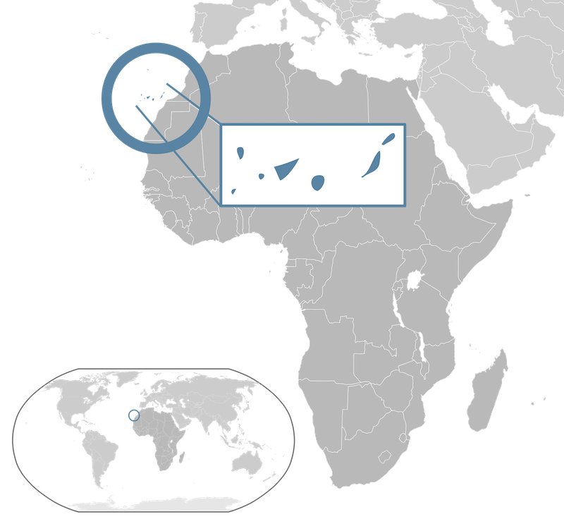 Location of the Canary Islands. Map by Chipmunkdavis via Wikimedia Commons, CC By SA 3.0