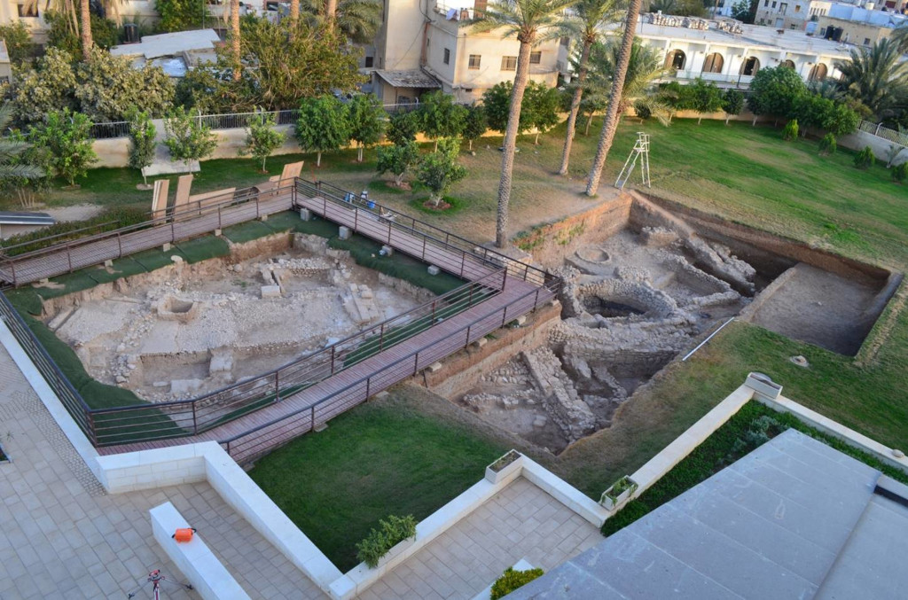 Byzantine and Early Islamic structures discovered at Jericho. Courtesy of the Institute of Archaeology RAS, Moscow.