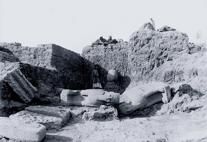 Scorpion gate (10th/9th century BC) at the citadel 1912 (© Max Freiherr von Oppenheim Foundation, Cologne)