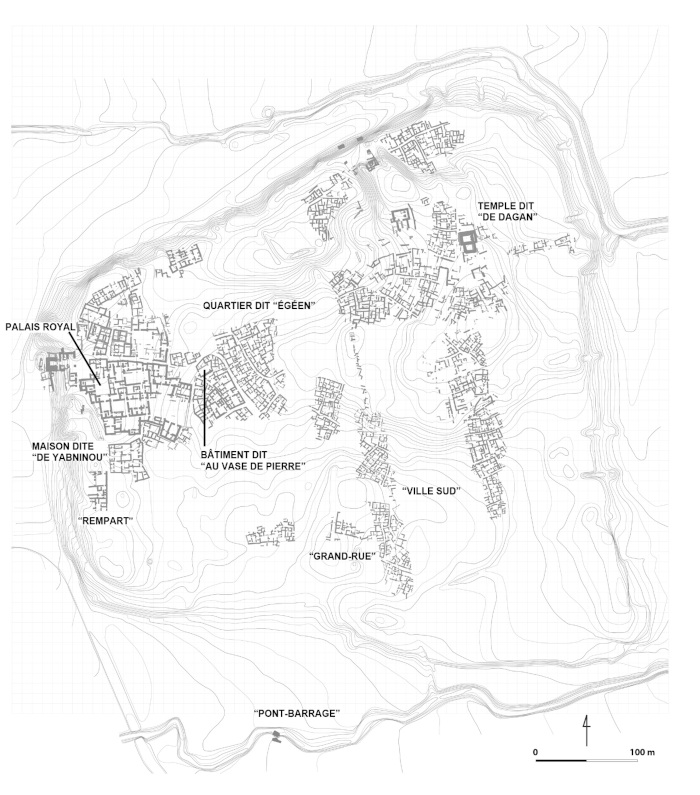 Plan of Ugarit. J. Haydar, et al., Rapport préliminaire sur les activités de la mission archéologique syro- française de Ras Shamra-Ougarit en 2009 et 2010 (69e et 70e campagnes), Syria 90 (2013): 443.