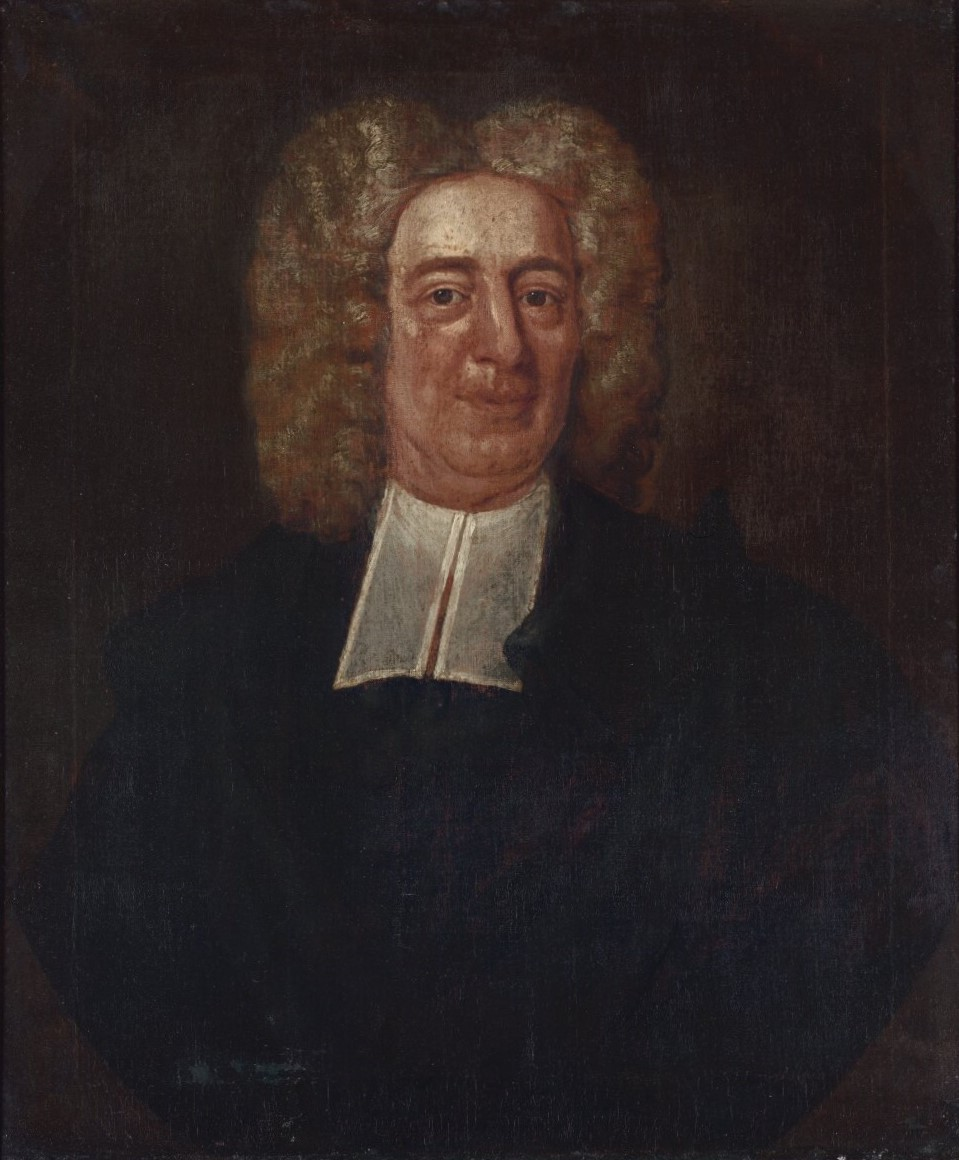 Rev. Cotton Mather (1663-1728). Portrait by Peter Pelham (1727). Public Domain.