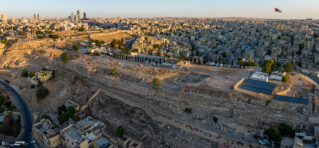 Aerial view of the Citadel of Amman. ©Amman Archaeological Project (Münster University, DAI, Felix Wolter)