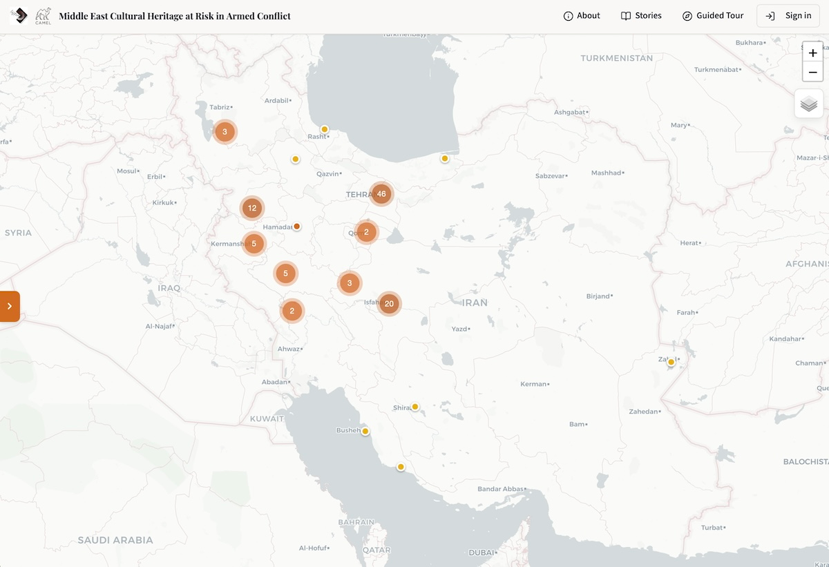 The Middle East Cultural Heritage at Risk in Armed Conflict platform, https://heritagewatch.camelab.net (accessed April 22, 2026).