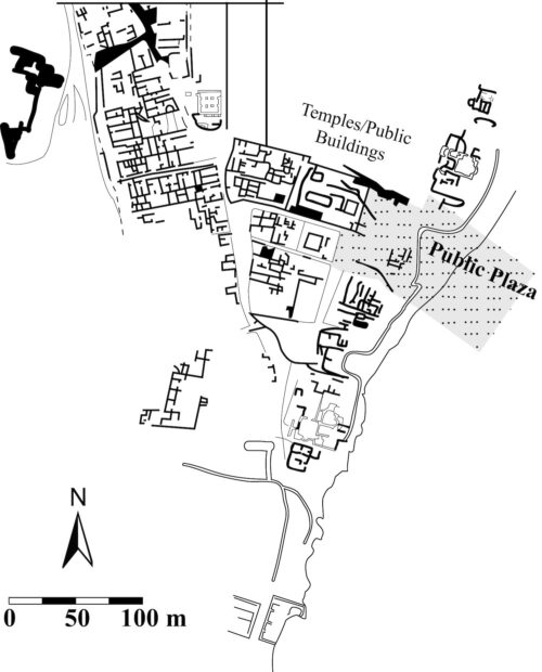 Phoenician Tharros (Sardinia), 6th-5th centuries BC. Plan by Karoll Cartography. © Brett Kaufman.