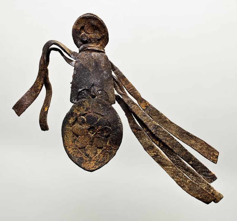 Ornament. Leather. Nubia, Qustul, tomb Q74. Unknown date. Excavated in 1962–1963. ISAC Museum E20186.